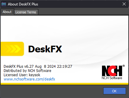 лицензия DeskFX